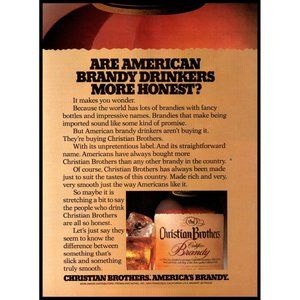 1983 Christian Brothers Brandy Vintage Print Ad California Wall Art Photo